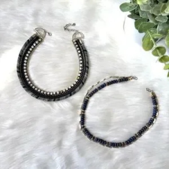 Stella & Dot Emmeline Statement Necklace Versatile Multi-Strand 3-in-1Lapis Blue - Picture 6 of 10